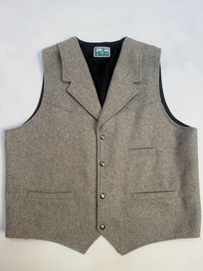 Western Vest 100% Wool Kactus Brand Women's Large